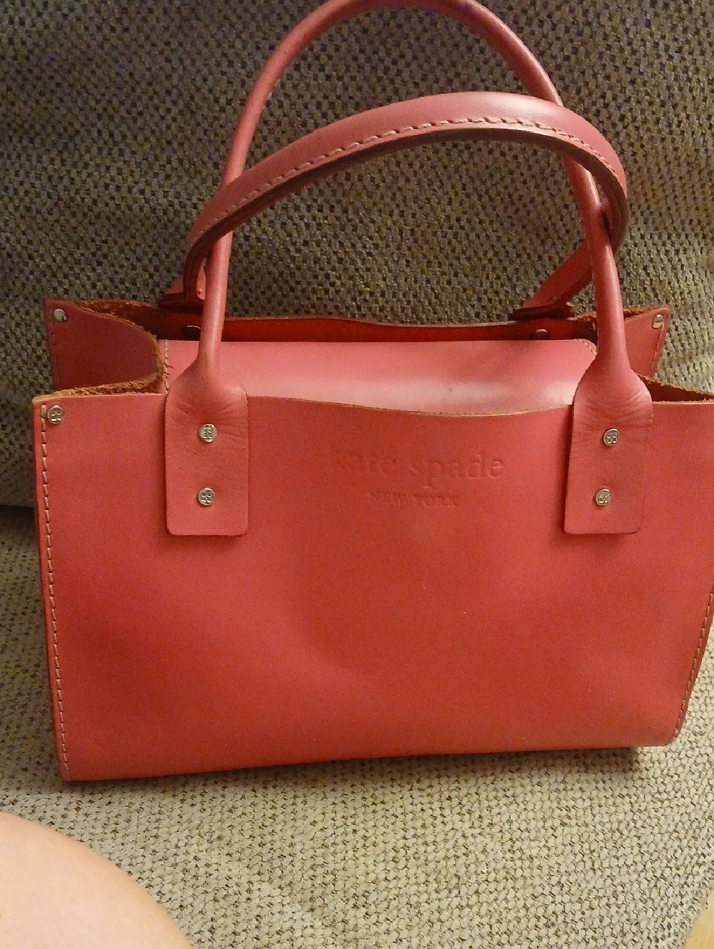 kate spade Pink leather structured bag